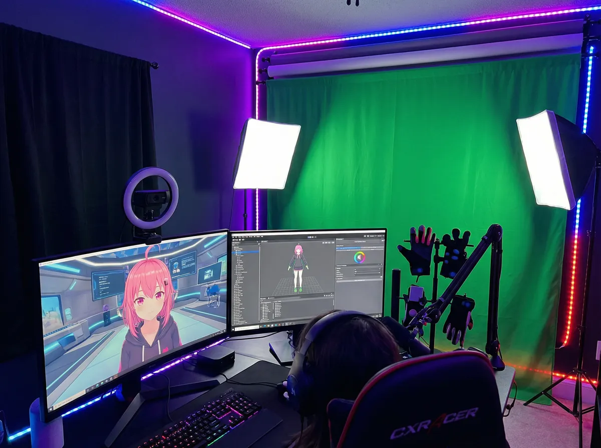 抖音虚拟主播方案 - 鬼娘子三级 VTuber 技术